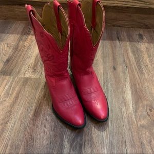 ARIAT Red Leather Cowboy Boots/Western Boots 7